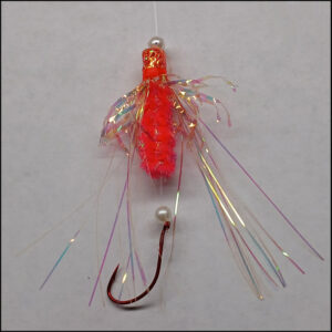 Orange Kokanee Teasers - trout, salmon, and kokanee fishing