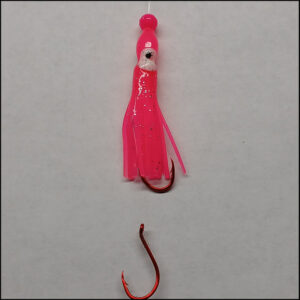 Pink Hoochie for Kokanee fishing
